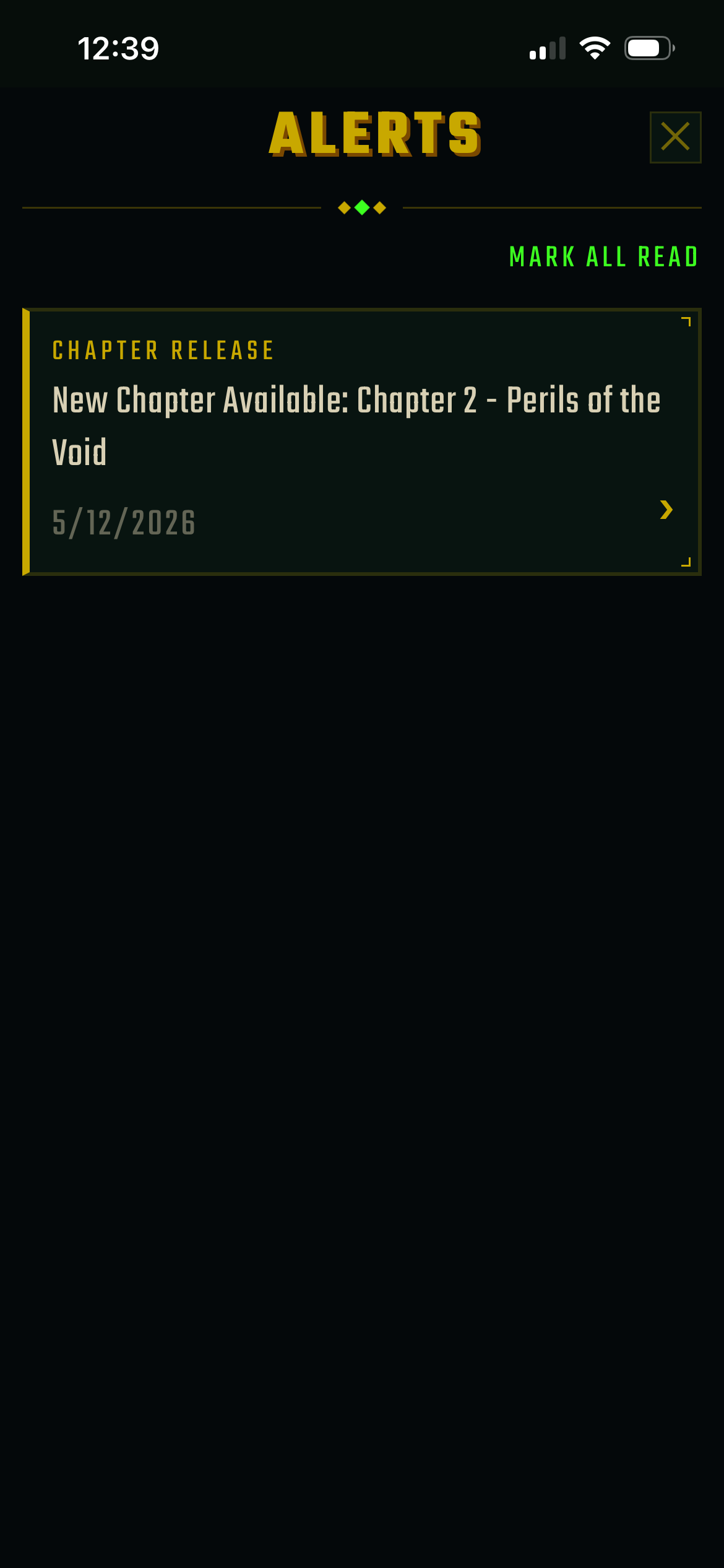 Alerts Modal Alerts modal